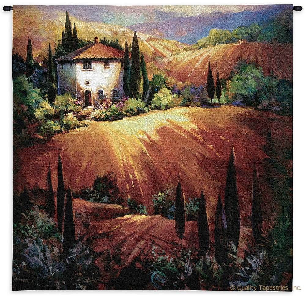 Tuscany Landscape II Wall Tapestry