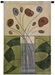 Floral Contemporary Wall Tapestry - C-3592