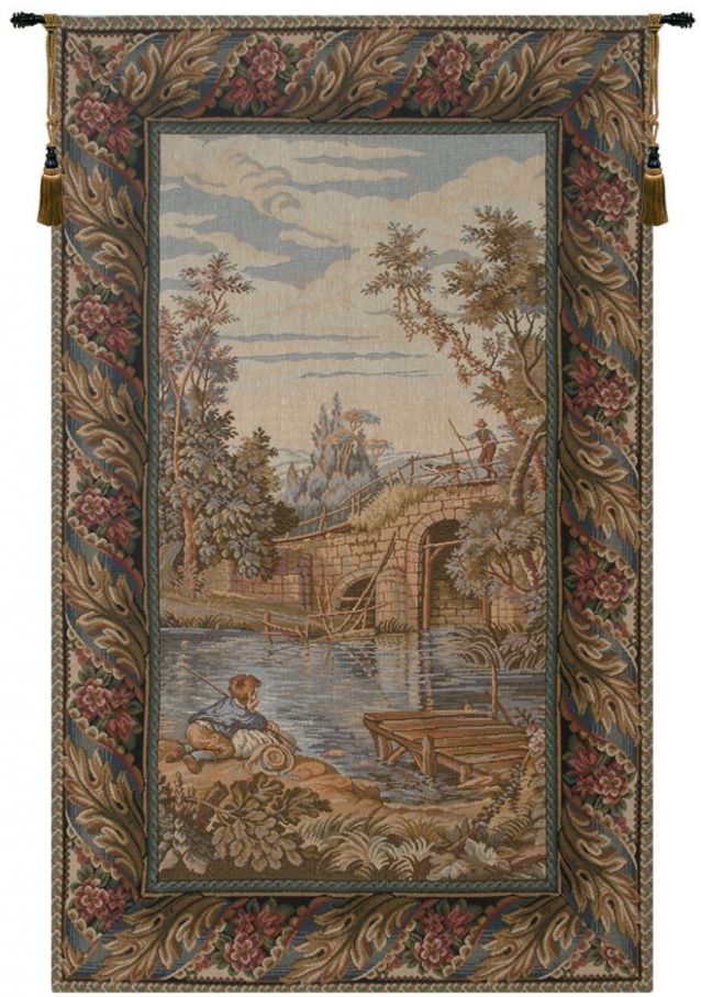 Boucher Hunting And Fishing - Woven Wall Tapestry