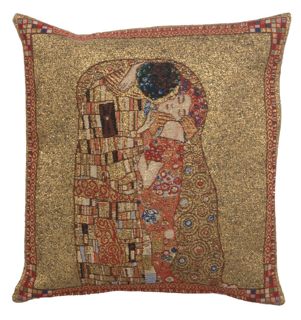 Le Baiser by Klimt Pillow Cover 